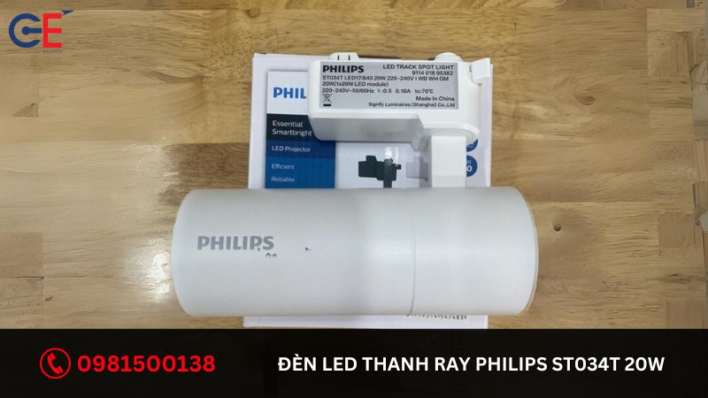 Đặc điểm của đèn LED thanh ray Philips ST034T 20W