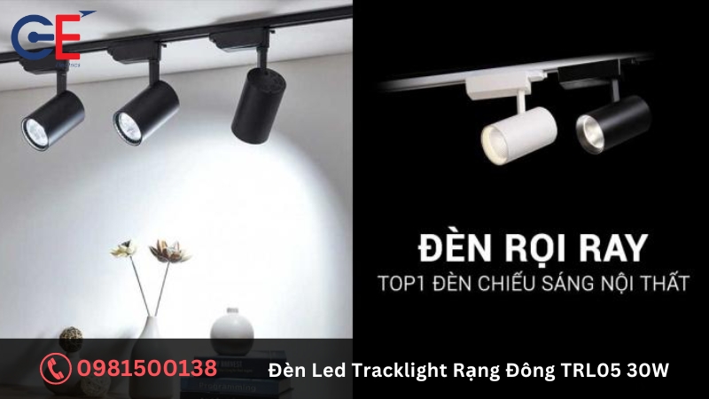 Đặc điểm về đèn Led Tracklight Rạng Đông TRL05 30W