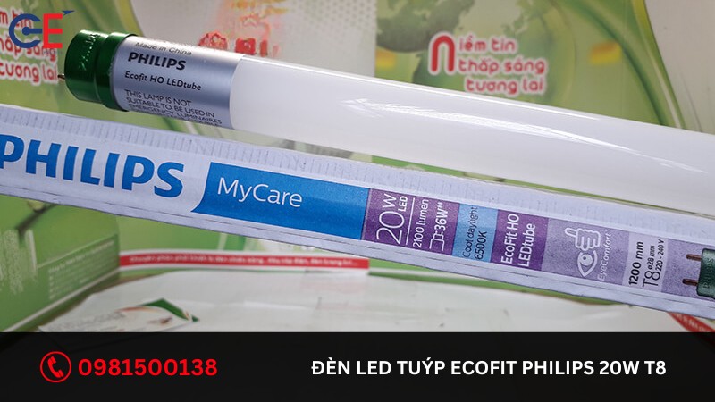Đặc điểm của đèn LED Tuýp Ecofit Philips 20W T8
