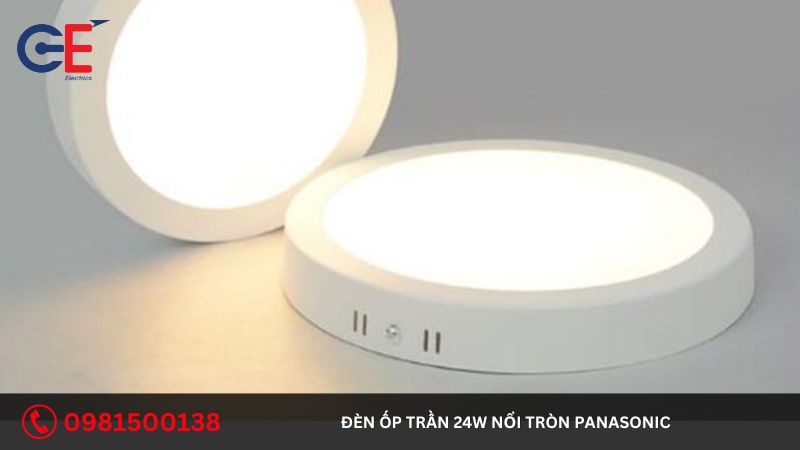 Đặc điểm của đèn ốp trần 24W nổi tròn Panasonic