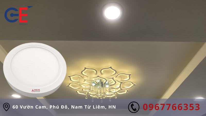 Đặc điểm nổi bật của đèn ốp trần tròn Asia