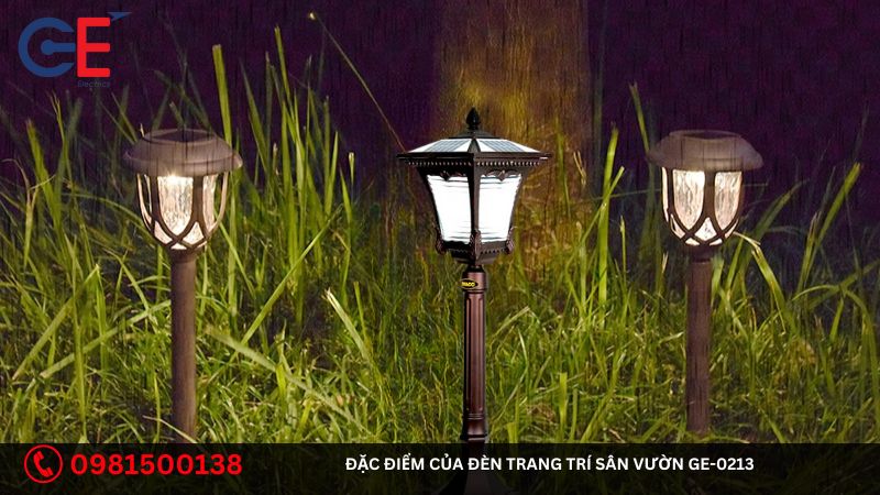 Đặc điểm của đèn trang trí sân vườn GE-0213