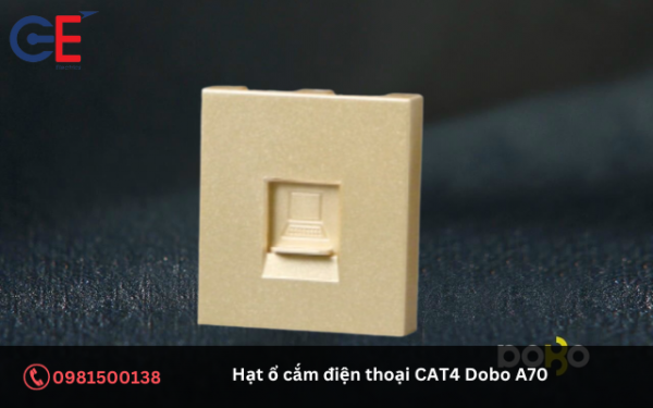 Đặc điểm của ổ cắm điện thoại CAT4 Dobo A70