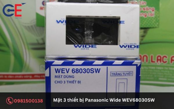 Ứng dụng của mặt 3 thiết bị Panasonic Wide WEV68030SW