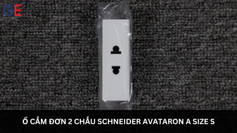 Đặc điểm của ổ cắm đơn 2 chấu Schneider AvatarOn A size S