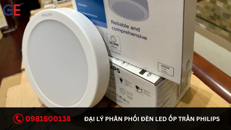 Đại lý phân phối đèn LED ốp trần Philips