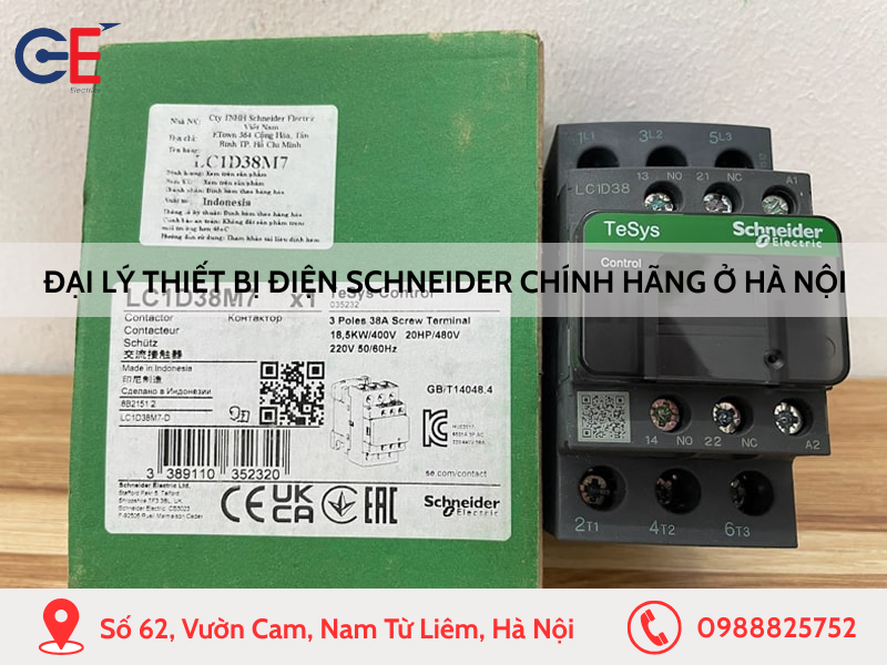 Đại lý thiết bị điện Schneider chính hãng tại Hà Nội