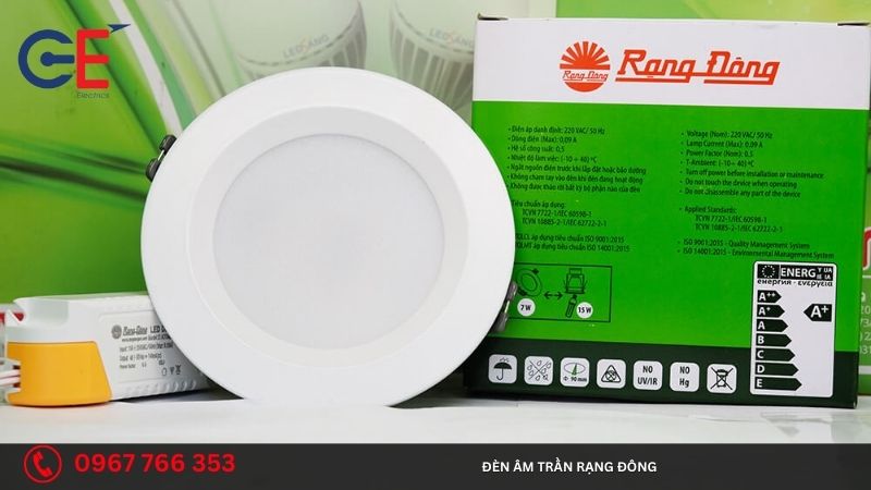 Đèn âm trần Rạng Đông