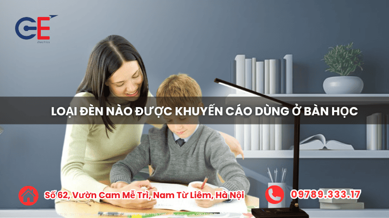 Đèn bàn học nên dùng