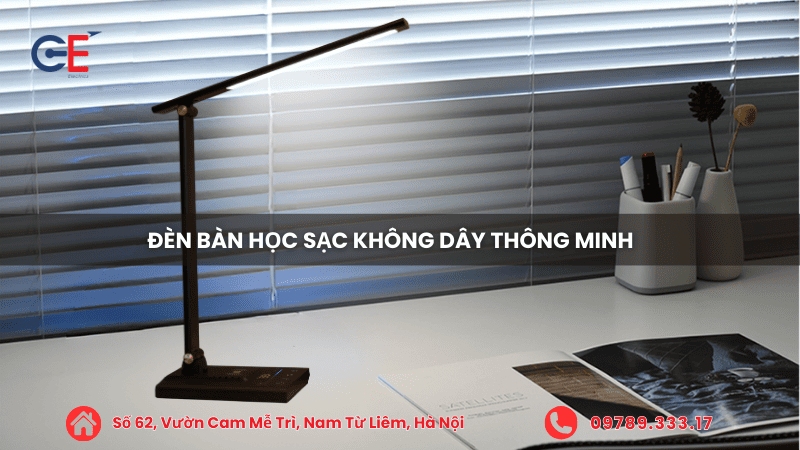 Đèn bàn học sạc thông minh