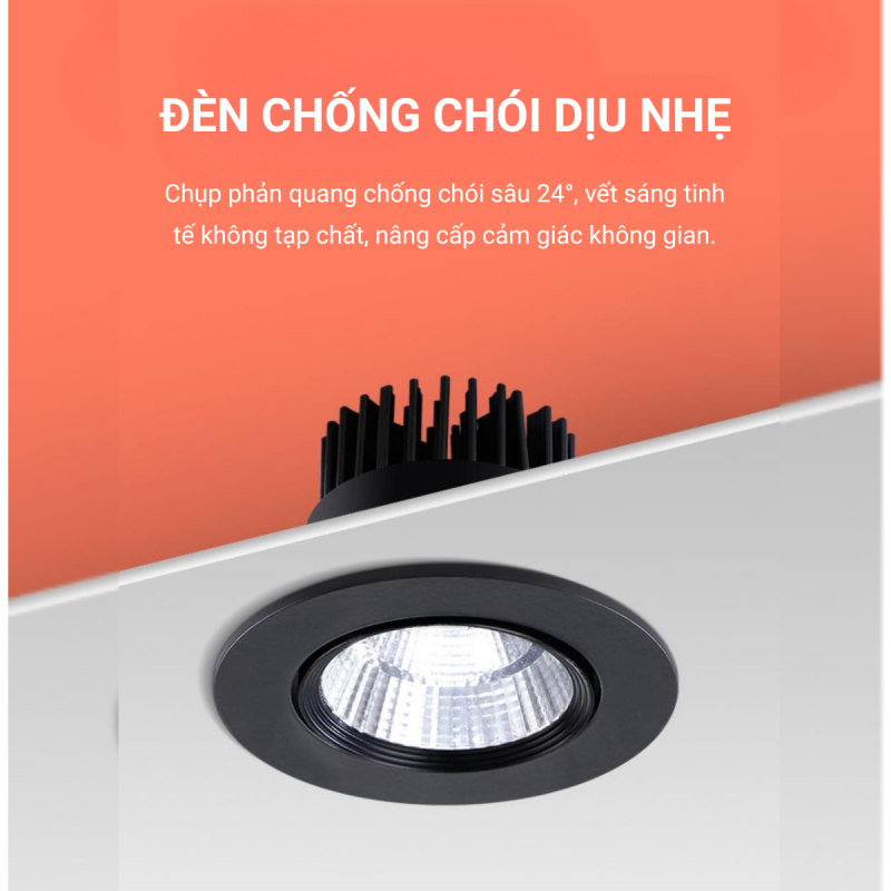 Đèn chống chói dịu nhẹ
