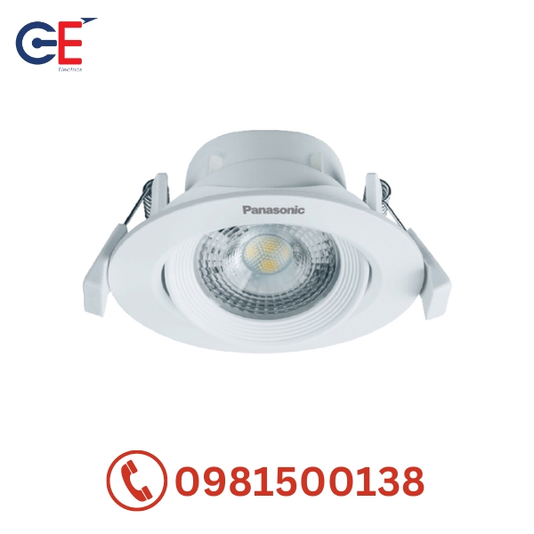 Đèn Downlight âm trần điều chỉnh góc 60° Panasonic