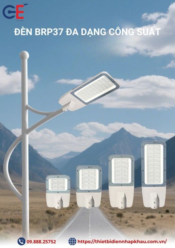 Đèn đường led Philips BRP37 đa dạng công suất