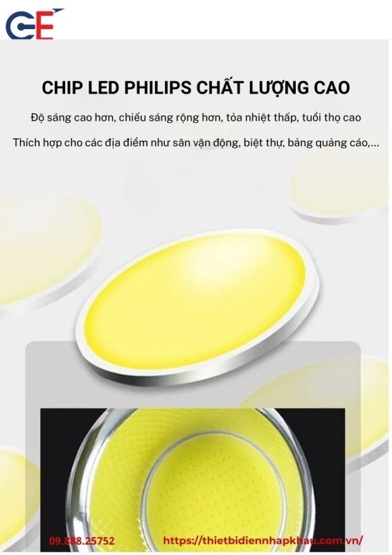 Đèn đường led Philips ST01 chip led chất lượng