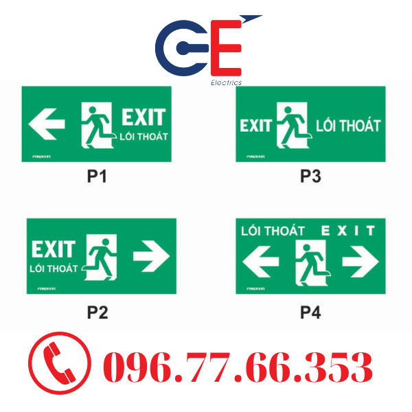 Lưu ý khi chọn mua thiết bị điện đèn Exit chính hãng