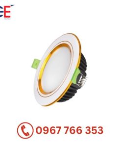 Đèn Led âm trần Diamond viền màu mặt phẳng đổi màu Kingled