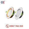 Đèn Led âm trần Diamond viền màu mặt phẳng đơn sắc Kingled