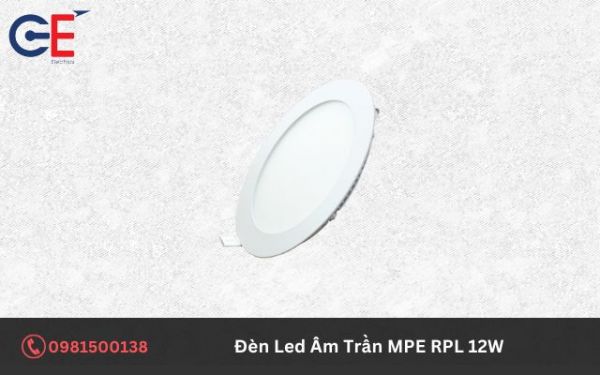 Đặc điểm của đèn LED Âm Trần MPE RPL 12W