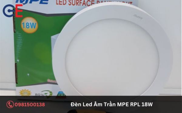 Ứng dụng của đèn LED Âm Trần MPE RPL 18W