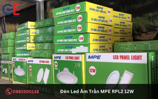 Ứng dụng của đèn LED Âm Trần MPE RPL2 12W