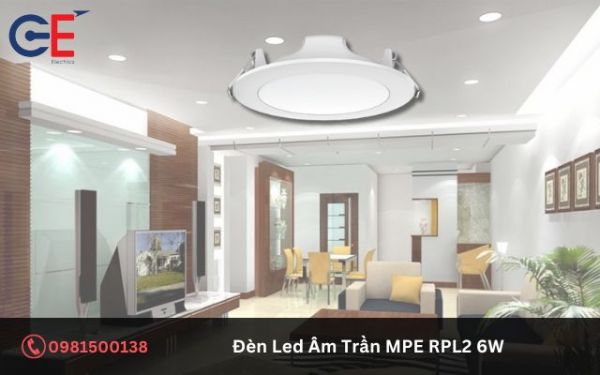 Tính năng của đèn LED Âm Trần MPE RPL2 6W