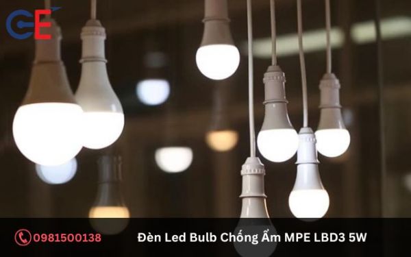 Tính năng của đèn Led Bulb Chống Ẩm MPE LBD3 5W
