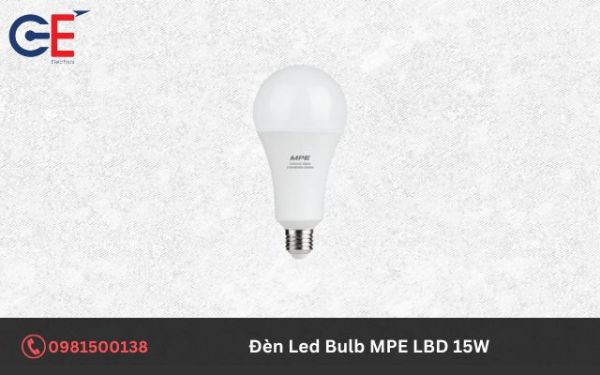 Cấu tạo của đèn Led Bulb MPE LBD 15W
