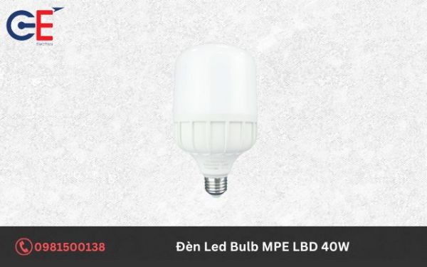 Cấu tạo của đèn Led Bulb MPE LBD 40W
