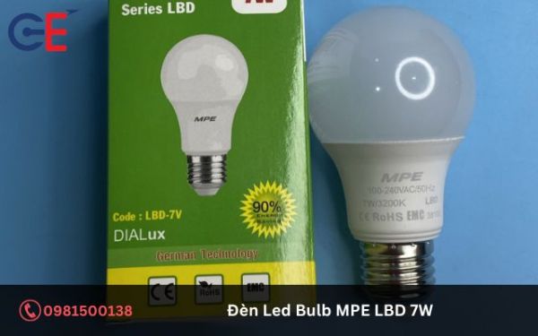 Ứng dụng của đèn Led Bulb MPE LBD 7W