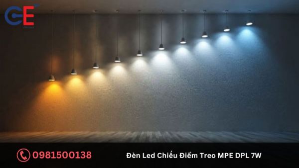 Ứng dụng của đèn Led Chiếu Điểm Treo MPE DPL 7W