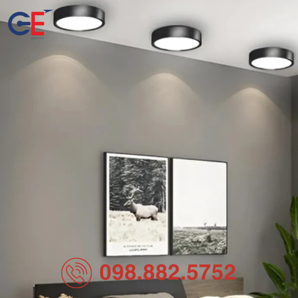 Đèn LED Downlight nổi trần NT03 120/10W 12W thiết kế tối ưu