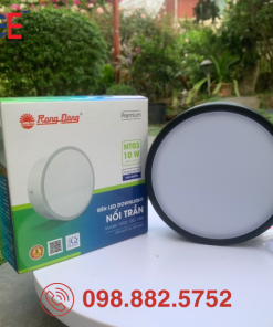 Đèn LED Downlight nổi trần NT03 120/10W 12W viền siêu mỏng