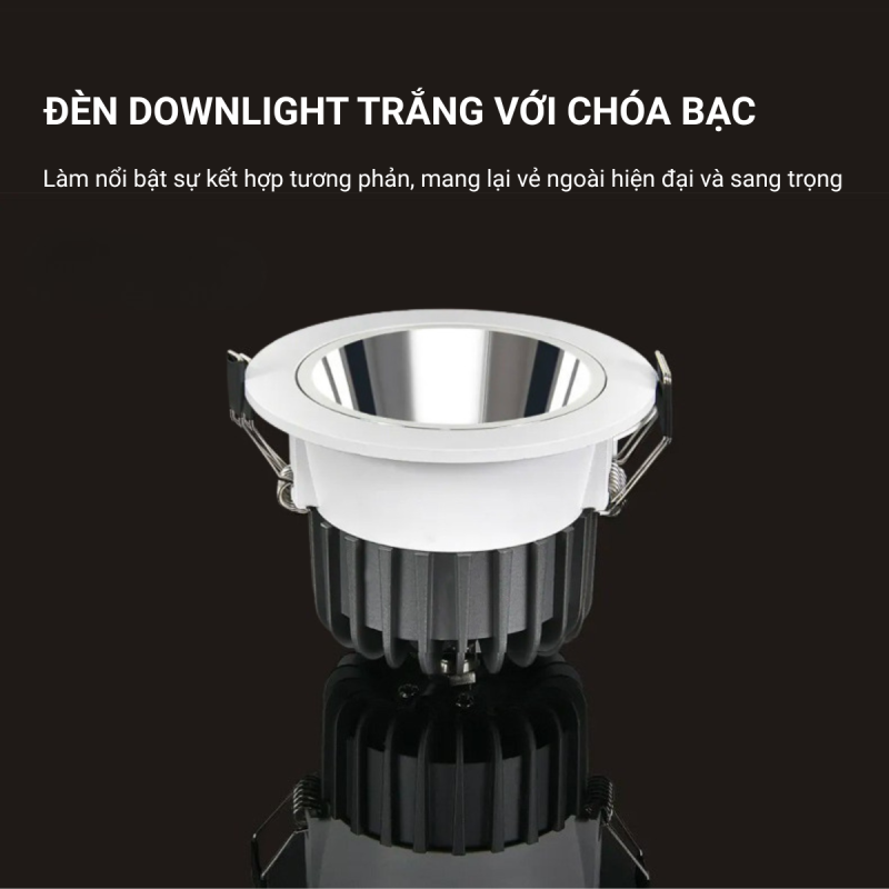 Đèn led downlight Philips GE DN06 bạc