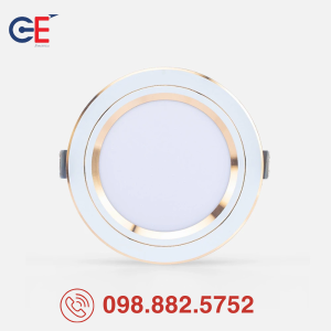 Đèn LED Downlight Rạng Đông đổi màu AT46 110/10W 12W thiết kế viền mỏng