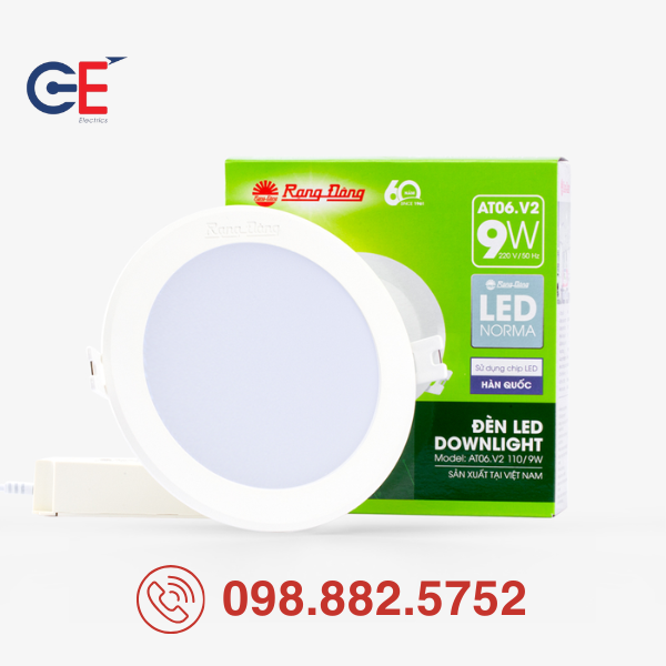 Đèn LED Downlight Rạng Đông AT06 110