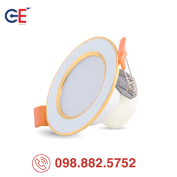 Đèn LED Downlight Rạng Đông đổi màu AT10 60/3W thiết kế thẩm mỹ