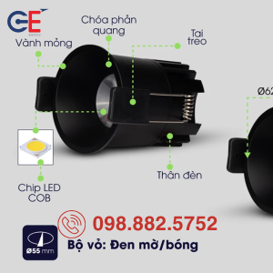 Đèn LED Downlight AT45 55/12W tiết kiệm điện năng