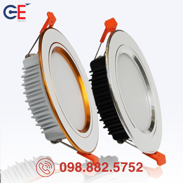 Đèn LED Downlight Rạng Đông đổi màu AT46 90/8W 10W hiệu suất cao 