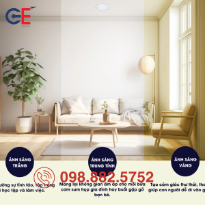 Đèn LED Downlight Rạng Đông AT48 110/12W 10W màu sắc sống động