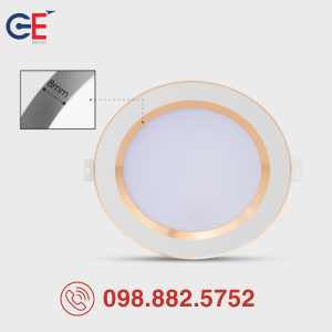 Đèn LED Downlight Rạng Đông AT56 90/8W 10W thiết kế viền mỏng