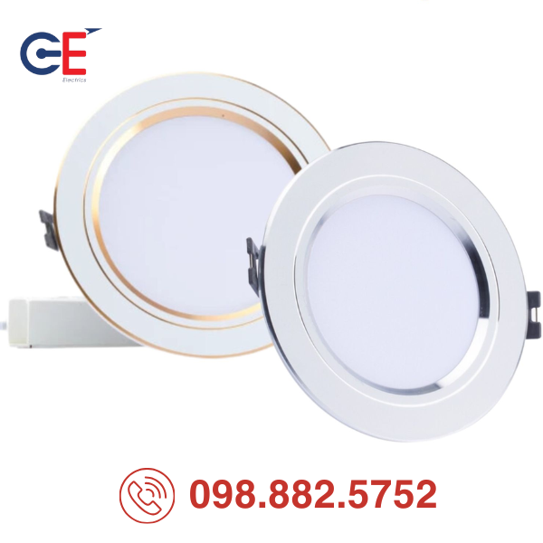 den-led-downlight-at58-110-10w-thiet-ke-vien-mong Đèn LED Downlight Rạng Đông AT58 110/10W 12W thiết kế viền mỏng