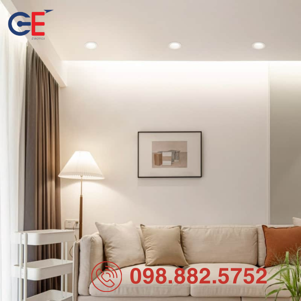 Đèn LED Downlight Rạng Đông AT60 110/10W 12W chất lượng ánh sáng cao