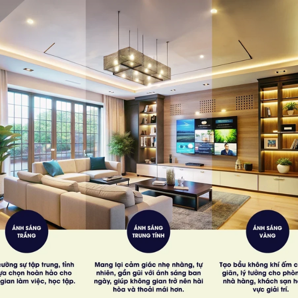 Đèn LED Downlight Rạng Đông AT60 90/8W 10W nâng tầm không gian