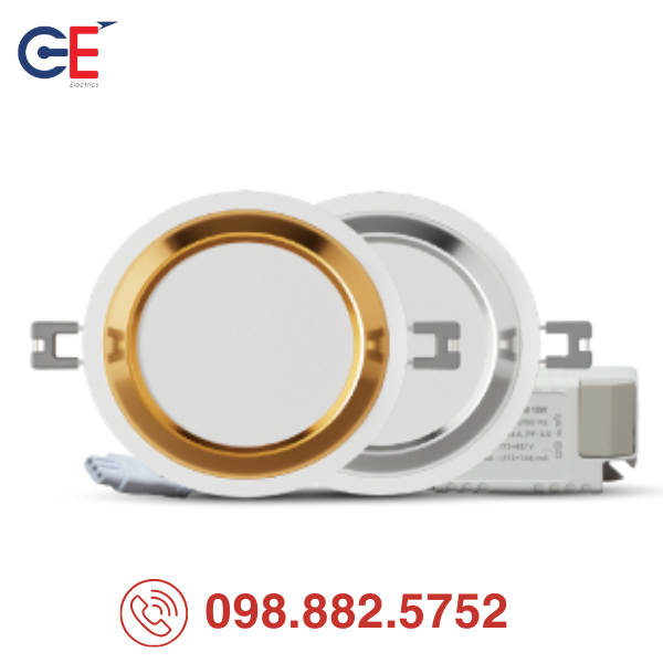 Đèn LED Downlight Rạng Đông AT60 90/8W 10W siêu mỏng đột phá