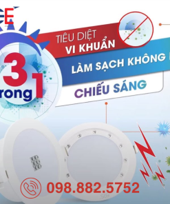 Đèn LED Downlight Rạng Đông diệt khuẩn AT21.UV 135/14W an toàn