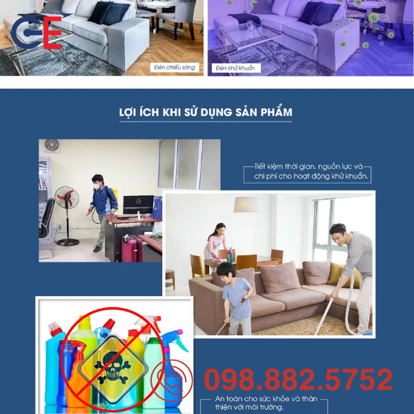 Đèn LED Downlight Rạng Đông diệt khuẩn AT21.UV 135/14W tiết kiệm chi phí