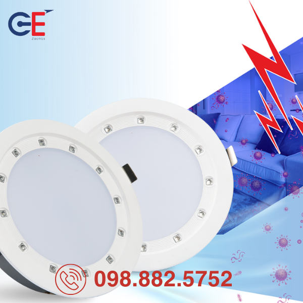 den-led-downlight-diet-khuan-at21.uv-135-14w-tinh-nang-3-trong-1 Đèn LED Downlight Rạng Đông diệt khuẩn AT21.UV 135/14W tính năng 3 trong 1