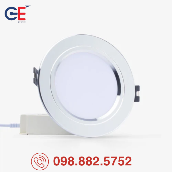 Đèn LED Downlight Rạng Đông đổi màu AT10 90/8W 10W thiết kế mỏng hiện đại