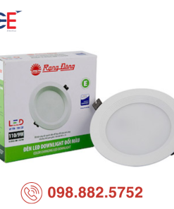 Đèn LED Downlight Rạng Đông đổi màu AT02 110/9W tính năng đổi màu linh hoạt
