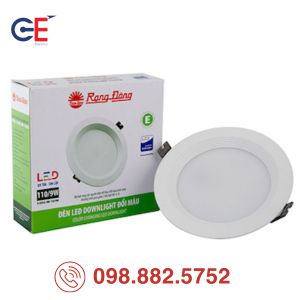 Đèn LED Downlight Rạng Đông đổi màu AT02 110/9W tính năng đổi màu linh hoạt